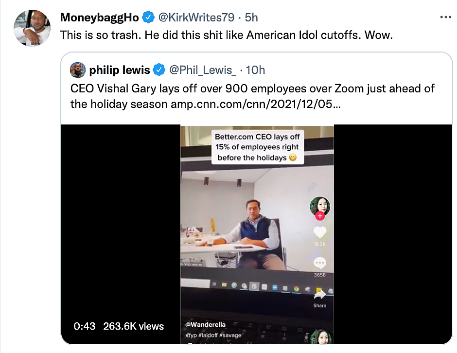 ‘This Is Evil’: Twitter Reacts as CEO Fires 900 Employees on Zoom Call