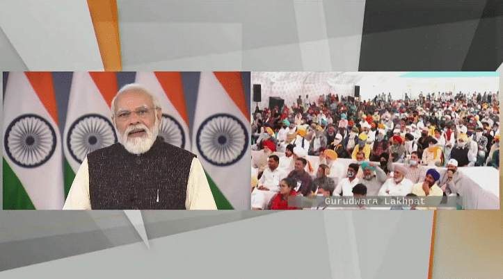 <div class="paragraphs"><p>PM Modi addressing&nbsp;Gurpurab celebrations of Guru Nanak Dev Ji.</p></div>
