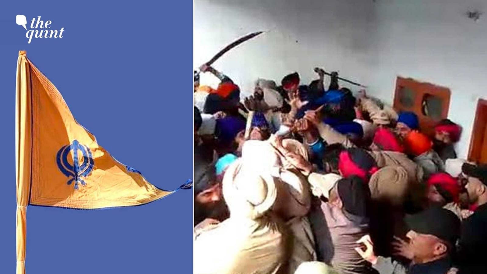 <div class="paragraphs"><p>Residents of Nijampur village in Kapurthala district allegedly saw the man disrespecting the Nishan Sahib (the Sikh flag) at the village Gurudwara around 4 am.</p></div>