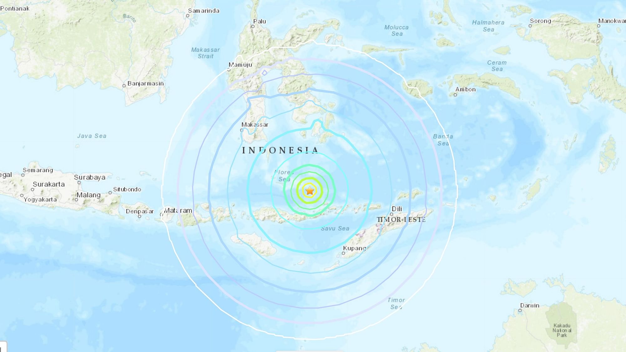 <div class="paragraphs"><p>Triggering a tsunami warning, an undersea earthquake of magnitude 7.6 struck Indonesia on Tuesday, 14 December, the United States Geological Survey (USGS) said.</p></div>