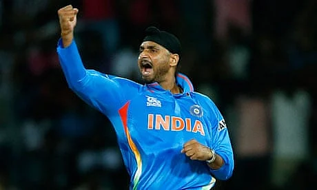 <div class="paragraphs"><p>Harbhajan Singh celebrates a wicket.</p></div>