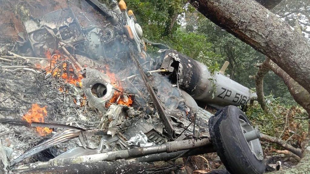 <div class="paragraphs"><p>An IAF Mi-17V5 helicopter, with Chief of Defence Staff (CDS) General Bipin Rawat, his staff and family members as well as other senior officials on-board, crashed in Tamil Nadu's Coonoor on Wednesday, 8 December.</p></div>