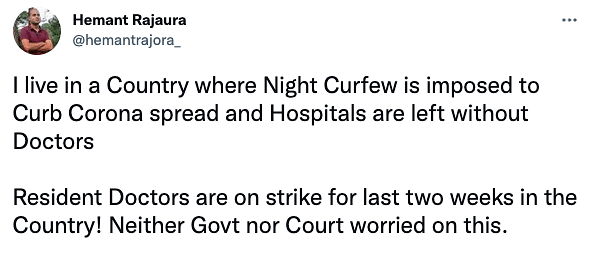 Delhi, Maharashtra, Madhya Pradesh, and Uttar Pradesh among several others have declared night curfews.