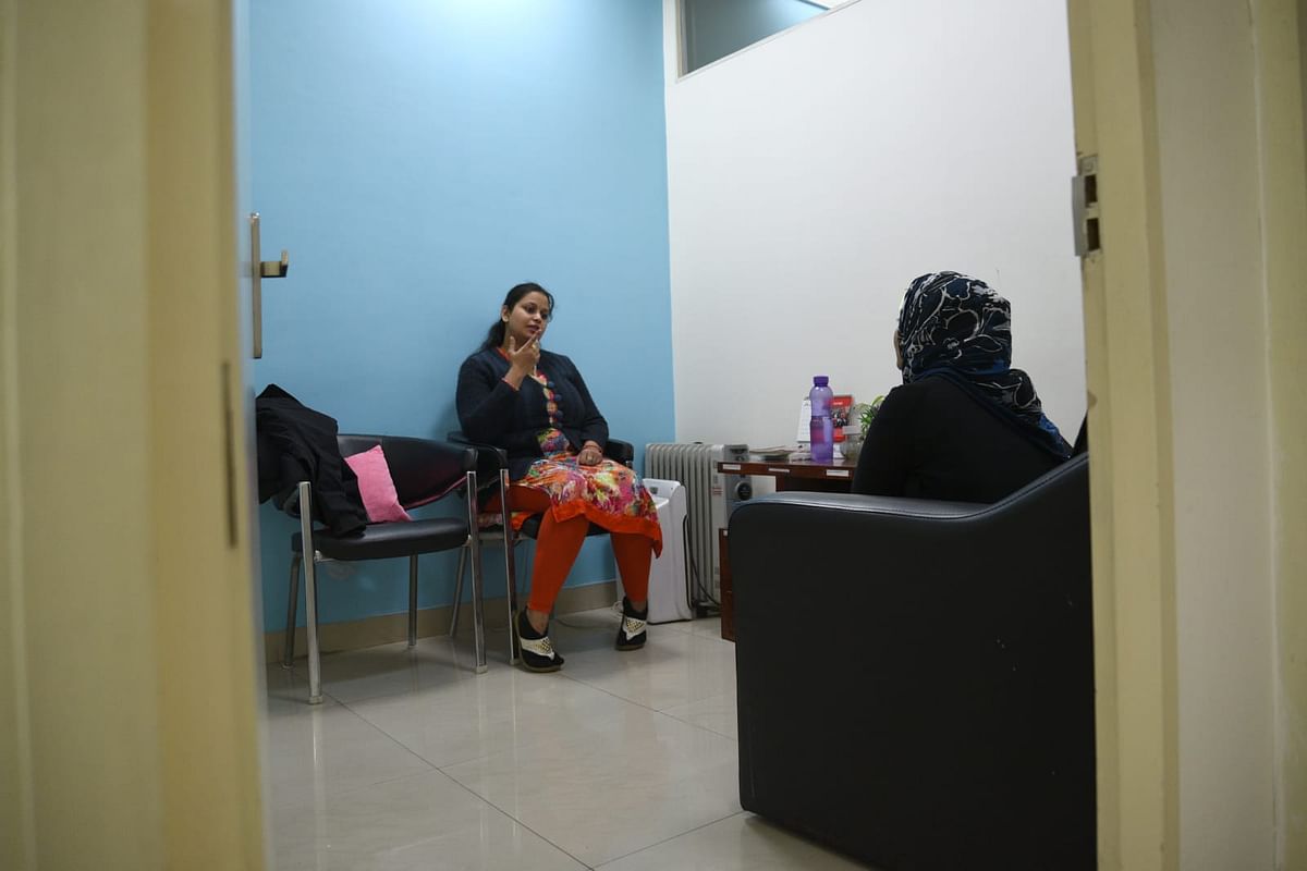 <div class="paragraphs"><p>Counselling in progress at the Umeed Ki Kiran clinic in Jahangirpuri, Delhi.</p></div>