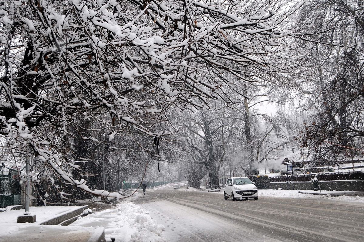Normal life was thrown out of gear as the Kashmir Valley was hit by fresh snowfall on Saturday, 8 January.  