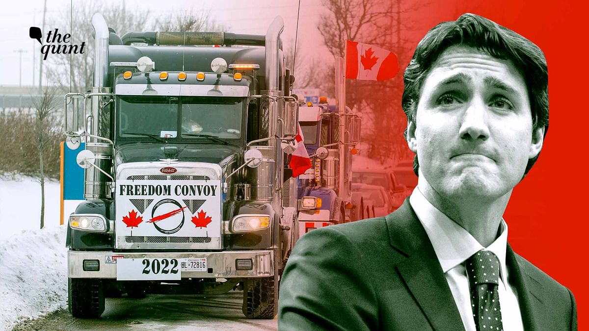 Canada PM Trudeau Moved to Safety As Truckers' Anti-Vaccine Protest Intensifies