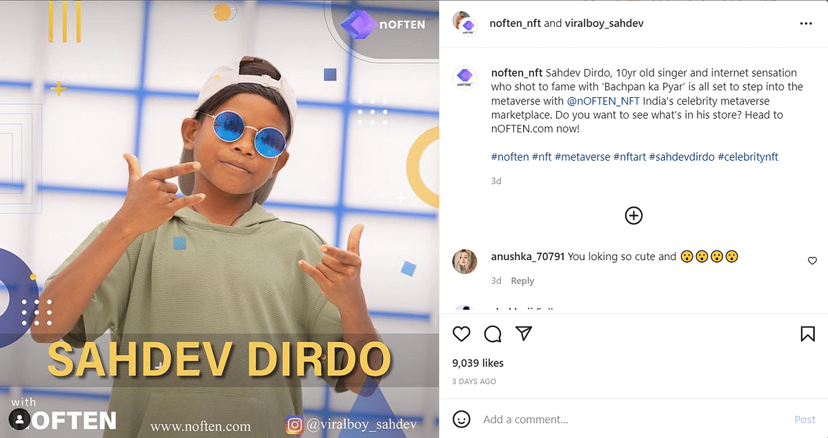 Sahdev Dirdo also thanked his fans for their support as he recovered from an accident.