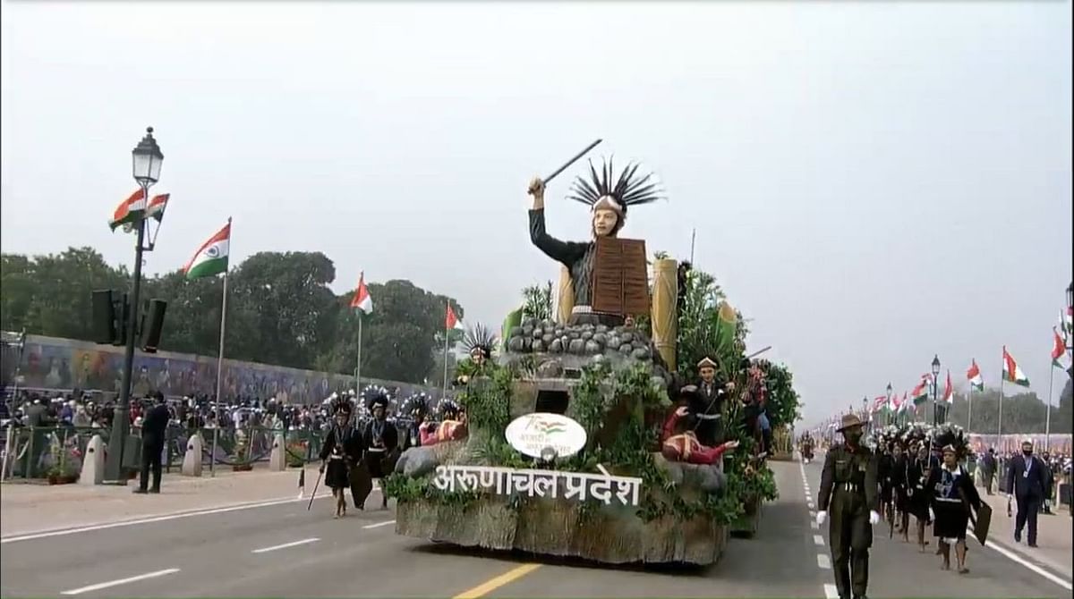 <div class="paragraphs"><p>The Anglo-Abor (Adi) Wars, based on the resistance of the tribal people of Arunachal Pradesh, was depicted in the state's tableau.</p></div>