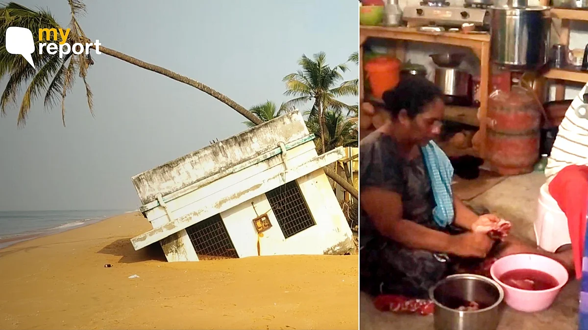 <div class="paragraphs"><p>Fisher families who lost their houses to sea erosion in 2020 are now living at a warehouse.</p></div>