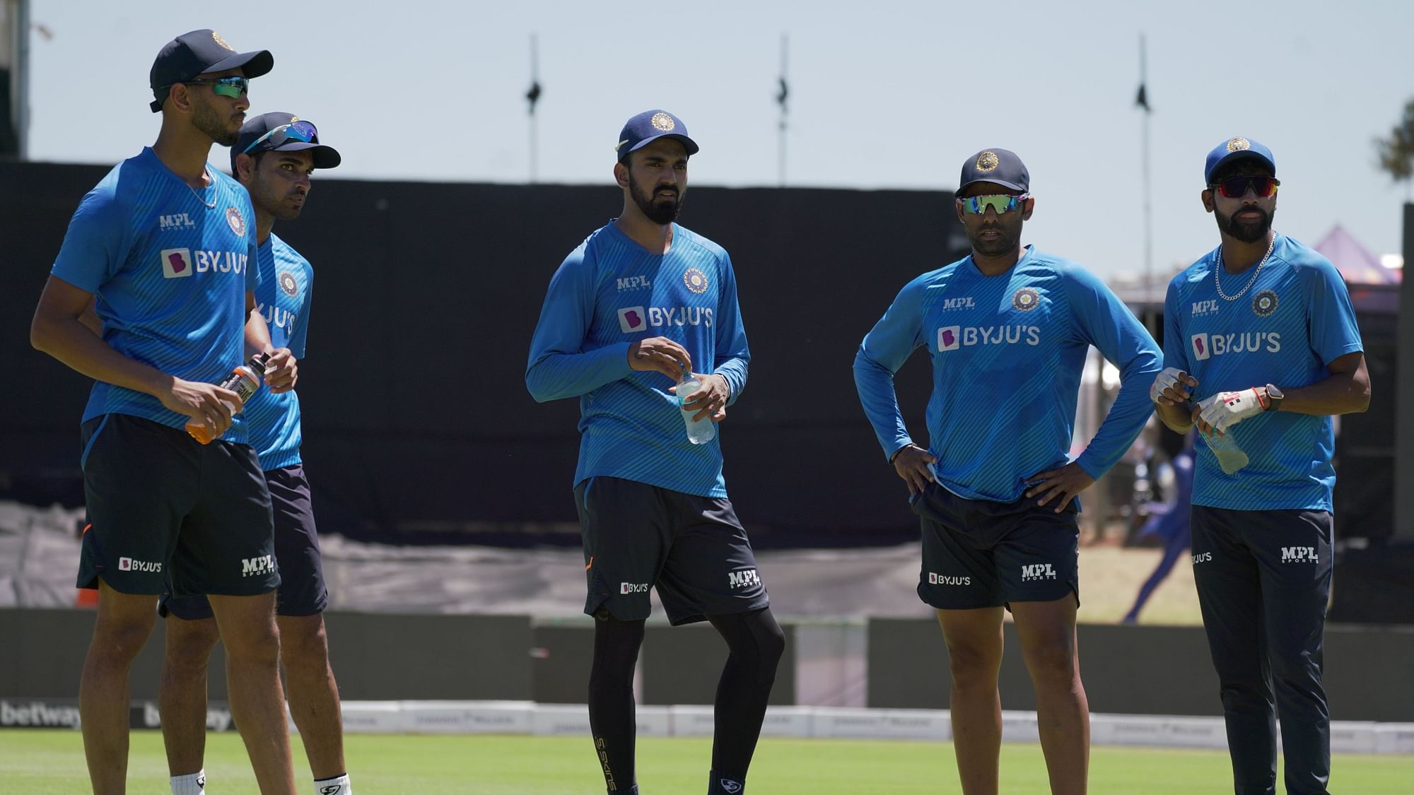 <div class="paragraphs"><p>KL Rahul led Team India in a training session before the ODI series against SA</p></div>