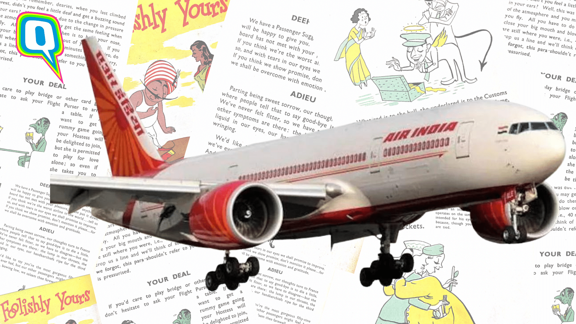 <div class="paragraphs"><p>'Foolishly Yours', a book given to Air India international passengers back in the day.</p></div>