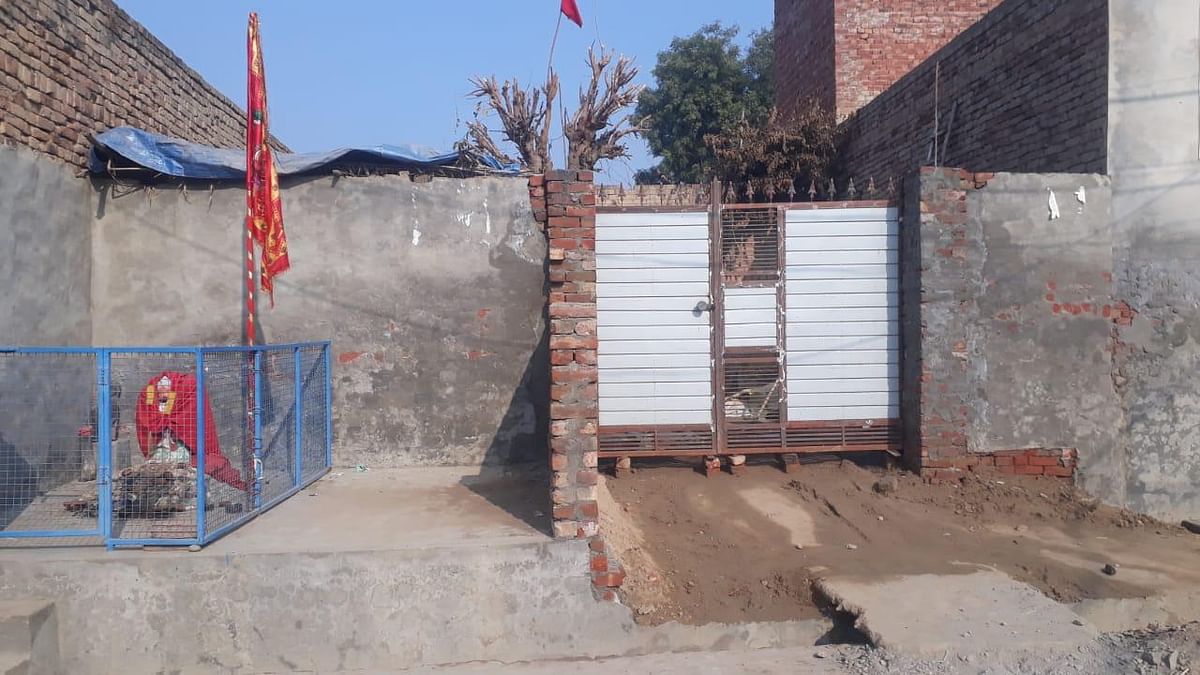 The Dalit family was repeatedly denied the right to build a gate giving them direct access to the wide road.