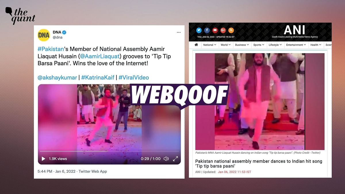 No, That's Not a Pakistani MP Dancing to 'Tip Tip Barsa Paani'