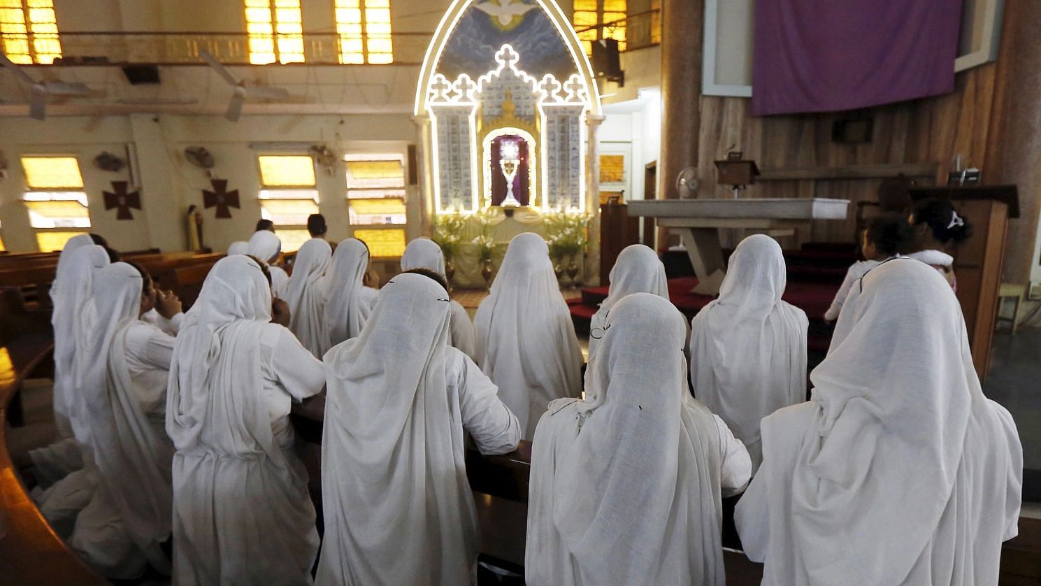 <div class="paragraphs"><p>The nuns were booked for allegedly “hurting Hindu religious sentiments” and “luring towards Christianity young girls”.</p></div>