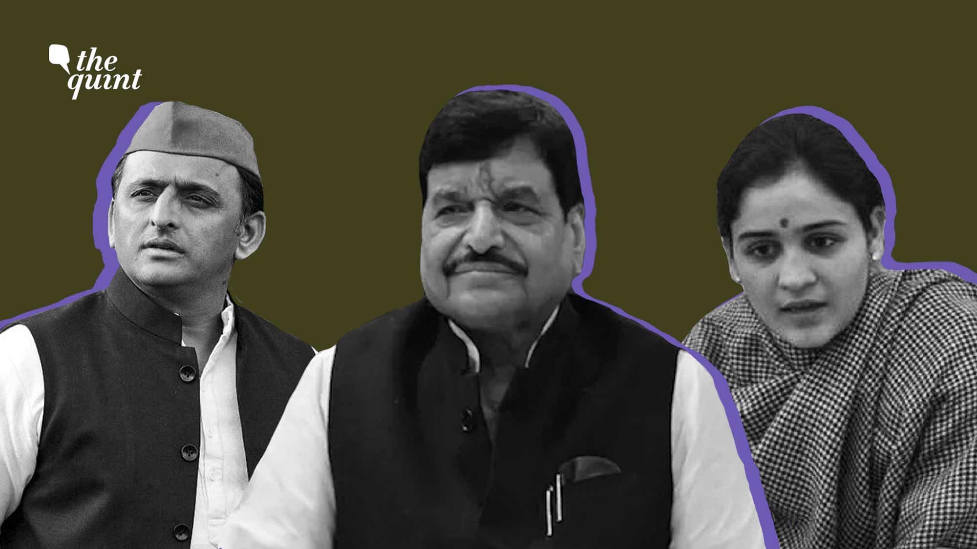 <div class="paragraphs"><p>"Standing together as one family" was the message that SP chief Akhilesh Yadav wanted to send when he managed to get his uncle Shivpal Yadav back into the 'Mulayam' fold. But Aparna's defection has set tongues wagging again.</p></div>
