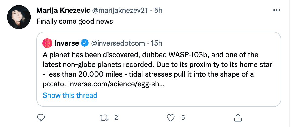 The planet is named WASP-103b and was recently found by a few astronomers.