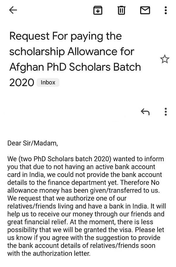 <div class="paragraphs"><p>E-mail sent from Habib and his batchmate to the University. </p></div>