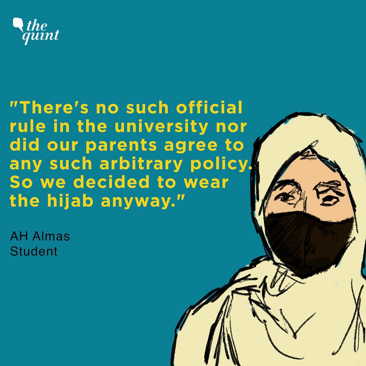 The eight Hijab-clad Muslim girls haven't been allowed to enter their classrooms for 20 days now.