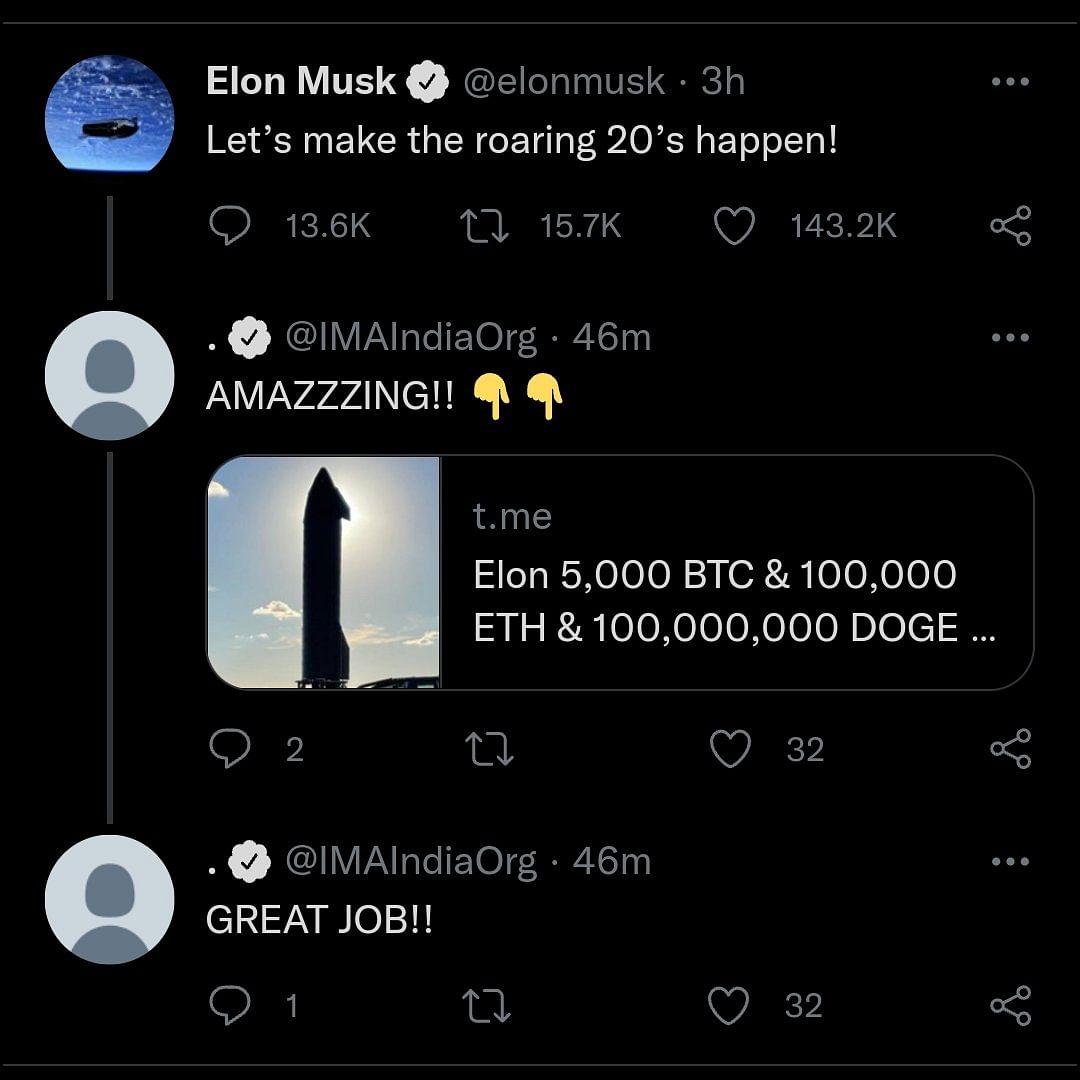 The hackers changed their Twitter handle to “Elon Musk” and promoted Bitcoin links via a series of tweets