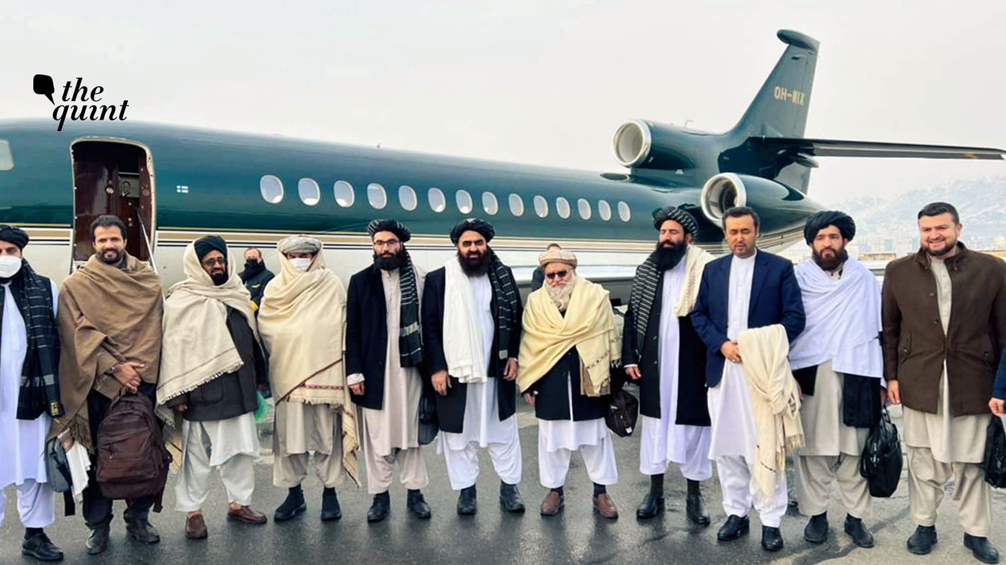 <div class="paragraphs"><p>The Taliban delegation with a private jet to Oslo with self-proclaimed Foreign Minister Amir Muttaqi.&nbsp;</p></div>