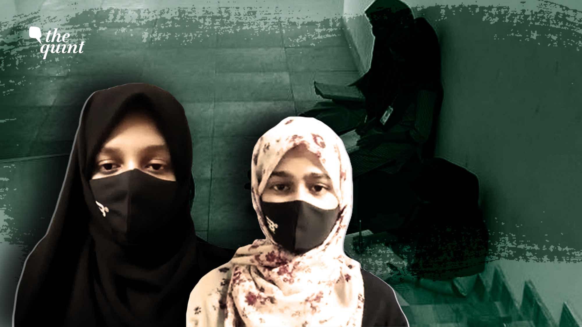 <div class="paragraphs"><p>Almas and Aliya are among the eight Muslim girl students who have been barred from entering the classroom because they wear the hijab.</p></div>