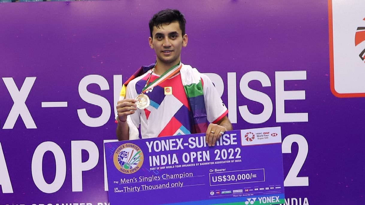 <div class="paragraphs"><p>Lakshya Sen had finished third at the 2021 World Championship, and on Sunday, won the 2022 India Open title.</p></div>