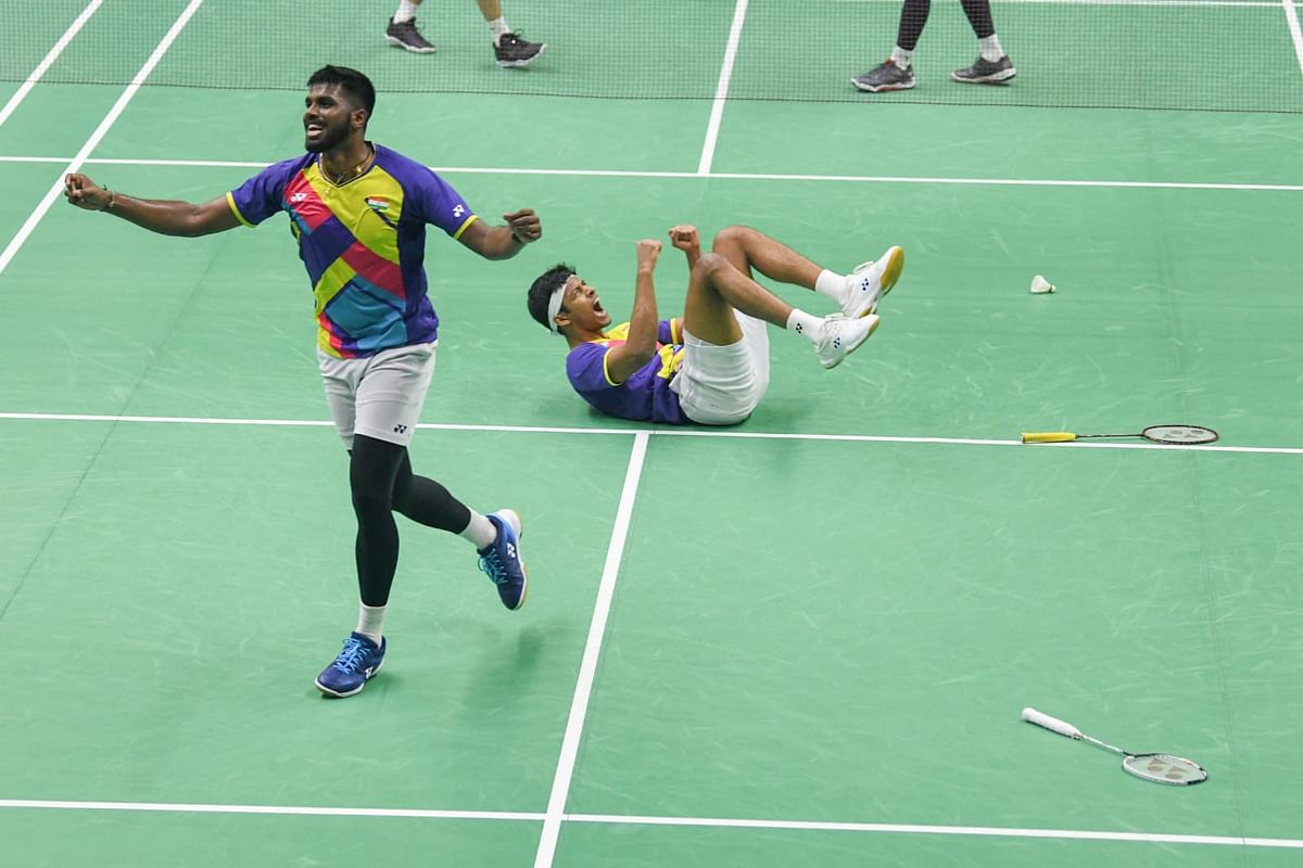 Satwiksairaj Rankireddy and Chirag Shetty defeated the top seeds to win the men's doubles title.