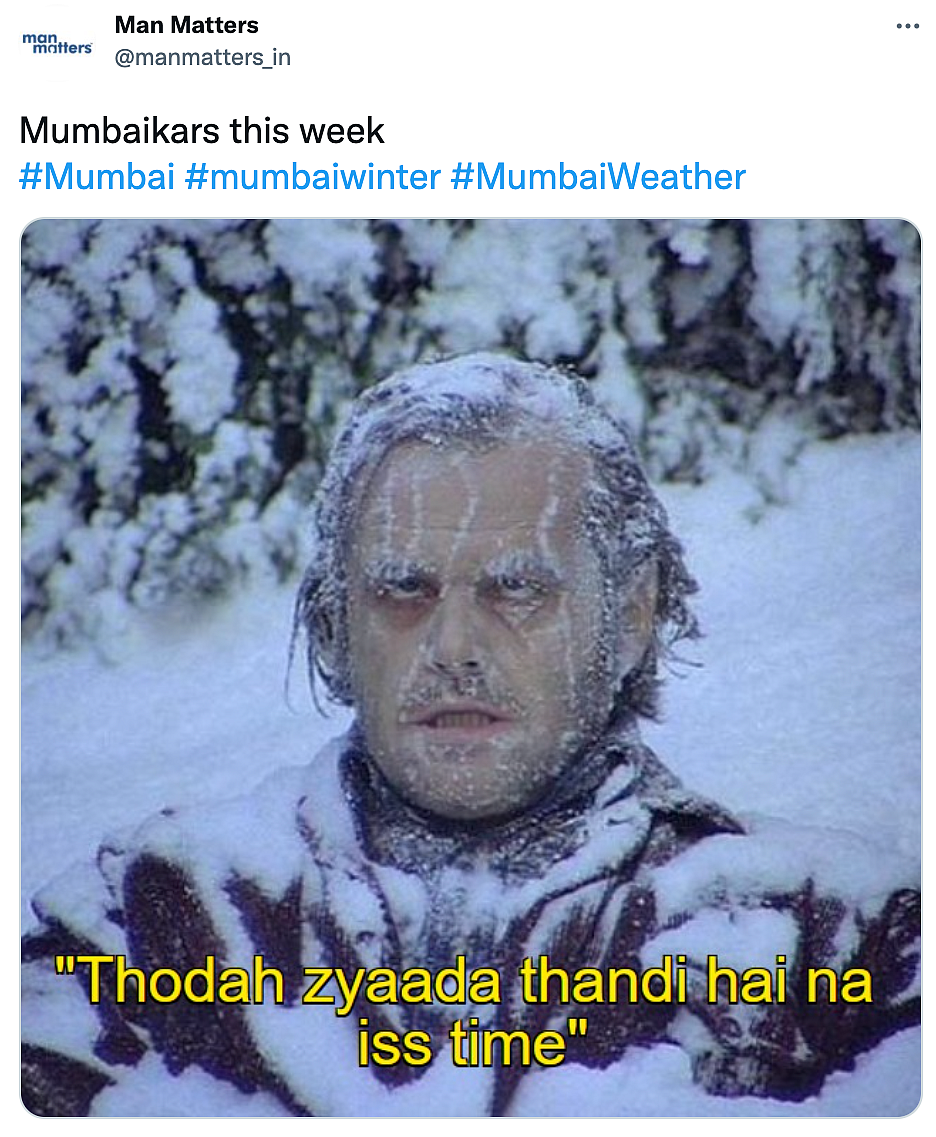 Cold Weather in Mumbai Leads to Hot Memes on Twitter