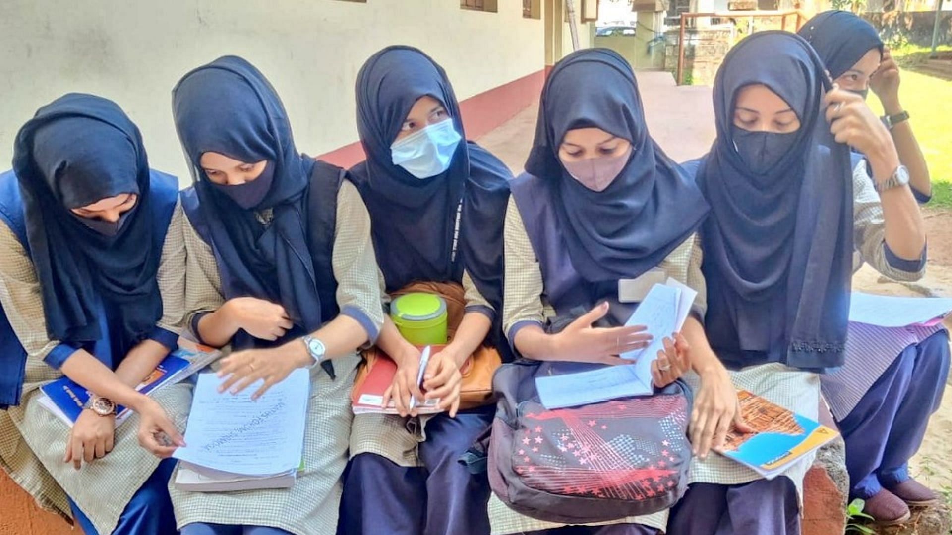 <div class="paragraphs"><p>The girls were denied entry to classes at a pre-university college in Udupi, Karnataka, for wearing hijabs.</p></div>