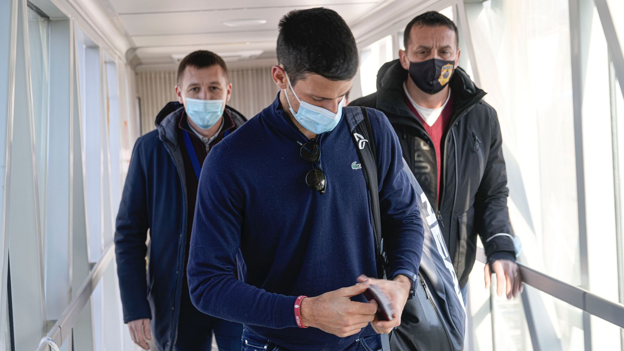 <div class="paragraphs"><p>Novak Djokovic is photographed after reaching Serbia following his deportation from Australia.</p></div>