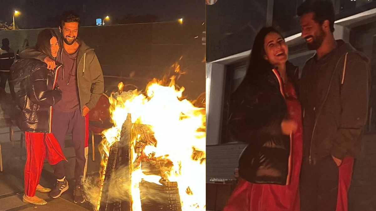 <div class="paragraphs"><p>Glimpses from Vicky Kaushal and Katrina Kaif's first Lohri.</p></div>