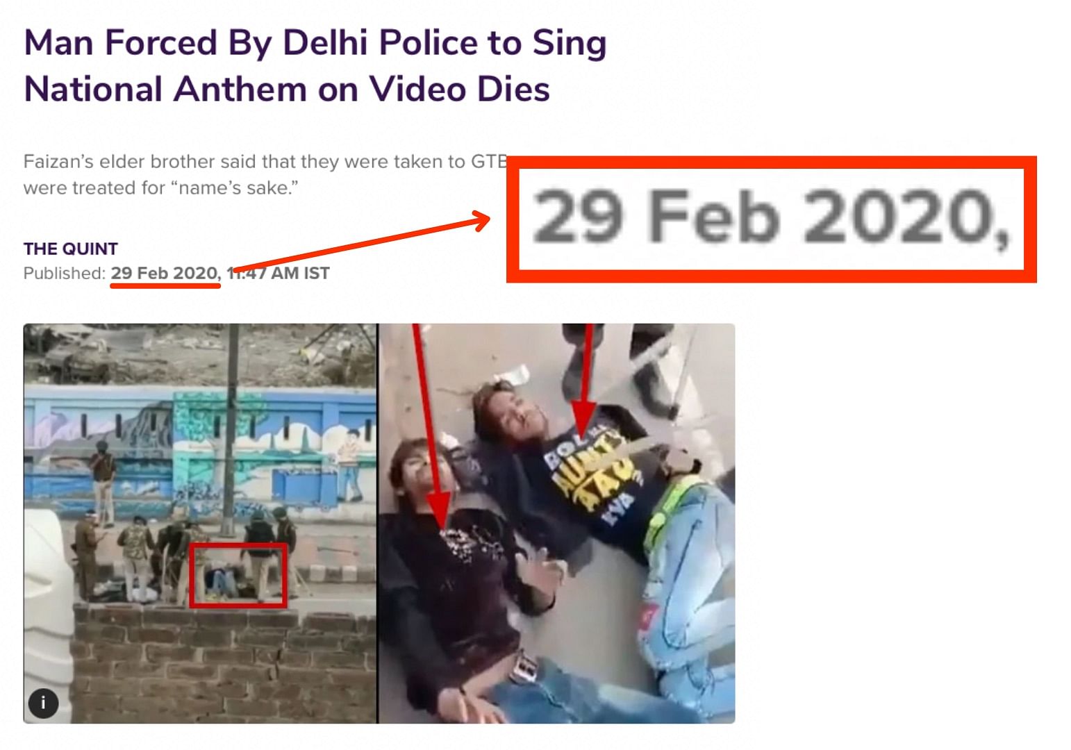 Fact Check | 2020 Clip From Delhi Riots Falsely Shared as Muslim Men  Thrashed for Raising Pro-pak Slogans in Kashmir