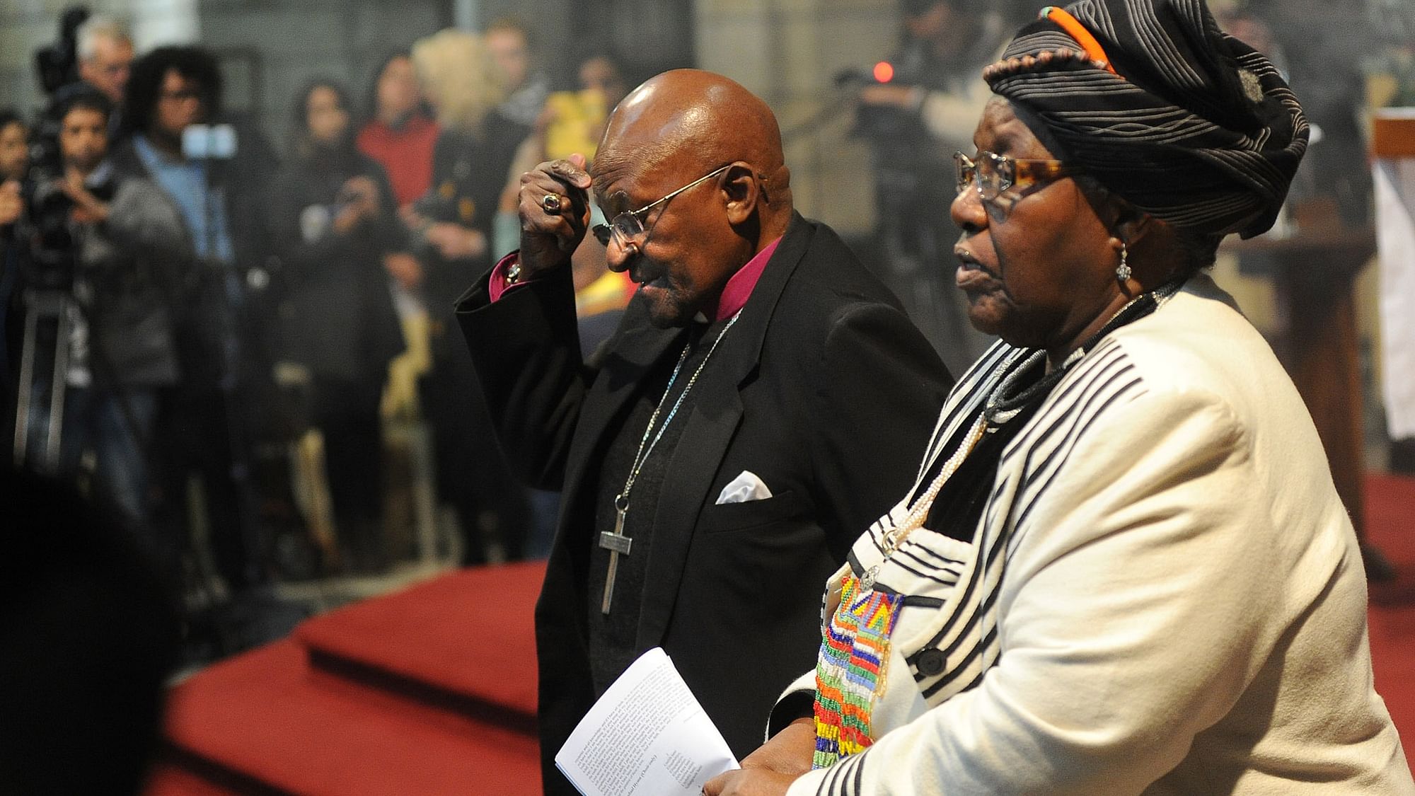 <div class="paragraphs"><p>The late South African Archbishop Desmond Tutu and his wife, Leah. Image used for representational purposes.</p></div>