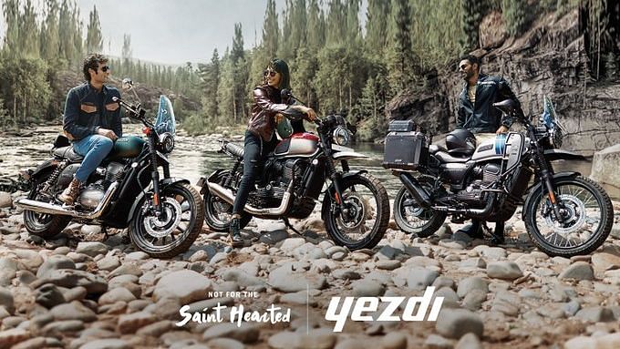 <div class="paragraphs"><p>Here's everything you need to know about&nbsp;Yezdi Adventure, Yezdi Scrambler, and Yezdi Roadster bikes</p></div>
