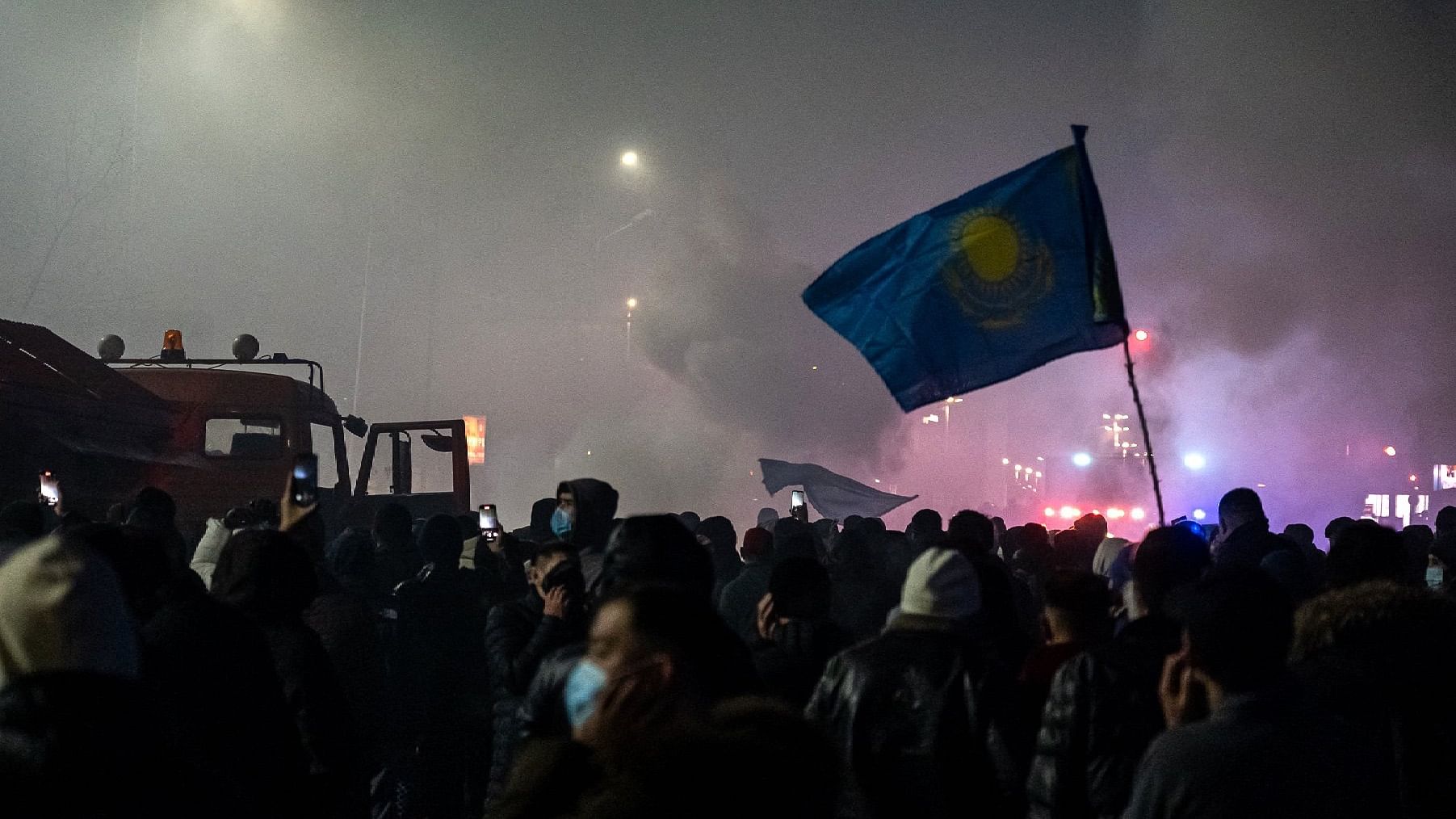 <div class="paragraphs"><p>An image from the protests in Kazakhstan.&nbsp;</p></div>