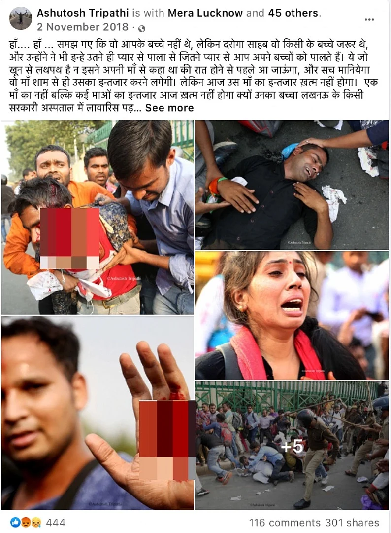 Old Photos From Lucknow Falsely Linked to the Ongoing RRB-NTPC Protests