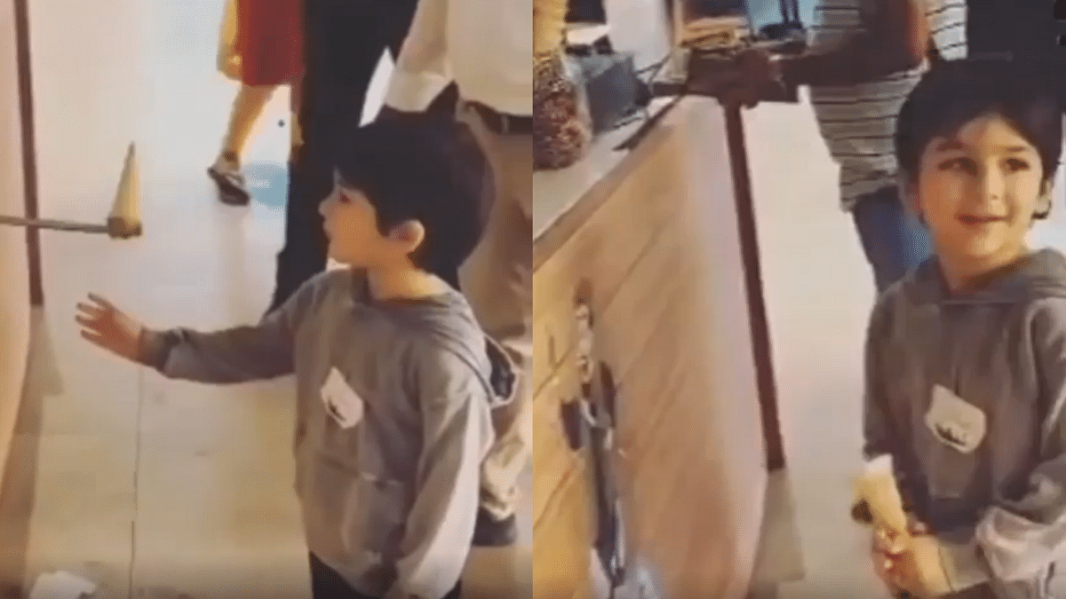 Fans Loved This Video of Taimur Getting Tricked by a Turkish Ice Cream Vendor