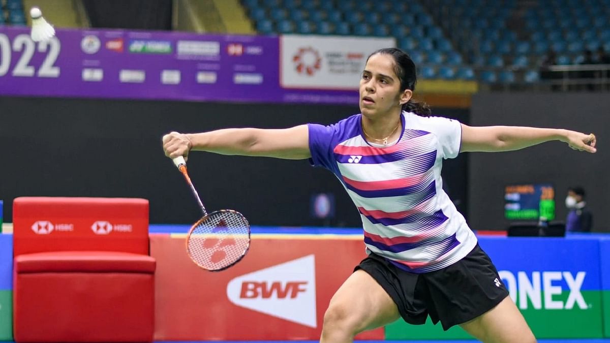 <div class="paragraphs"><p>Saina Nehwal, who was recovering from an injury, was knocked out in the second round of the India Open.</p></div>