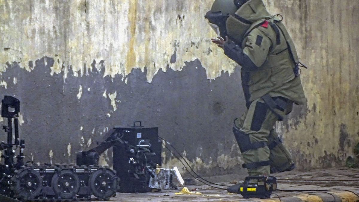 A National Security Guard (NSG) team will submit a report on the chemical component used to assemble the explosives.
