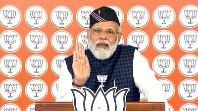 <div class="paragraphs"><p>Prime Minister Narendra Modi on Sunday, 20 March, chaired a high-level meeting with top leaders of his party at his Delhi residence over the formation of new BJP-led governments in UP, Goa, Manipur, and Uttarakhand.</p></div>