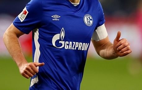 <div class="paragraphs"><p>Schalke have decided to do away with the Gazprom logo</p></div>