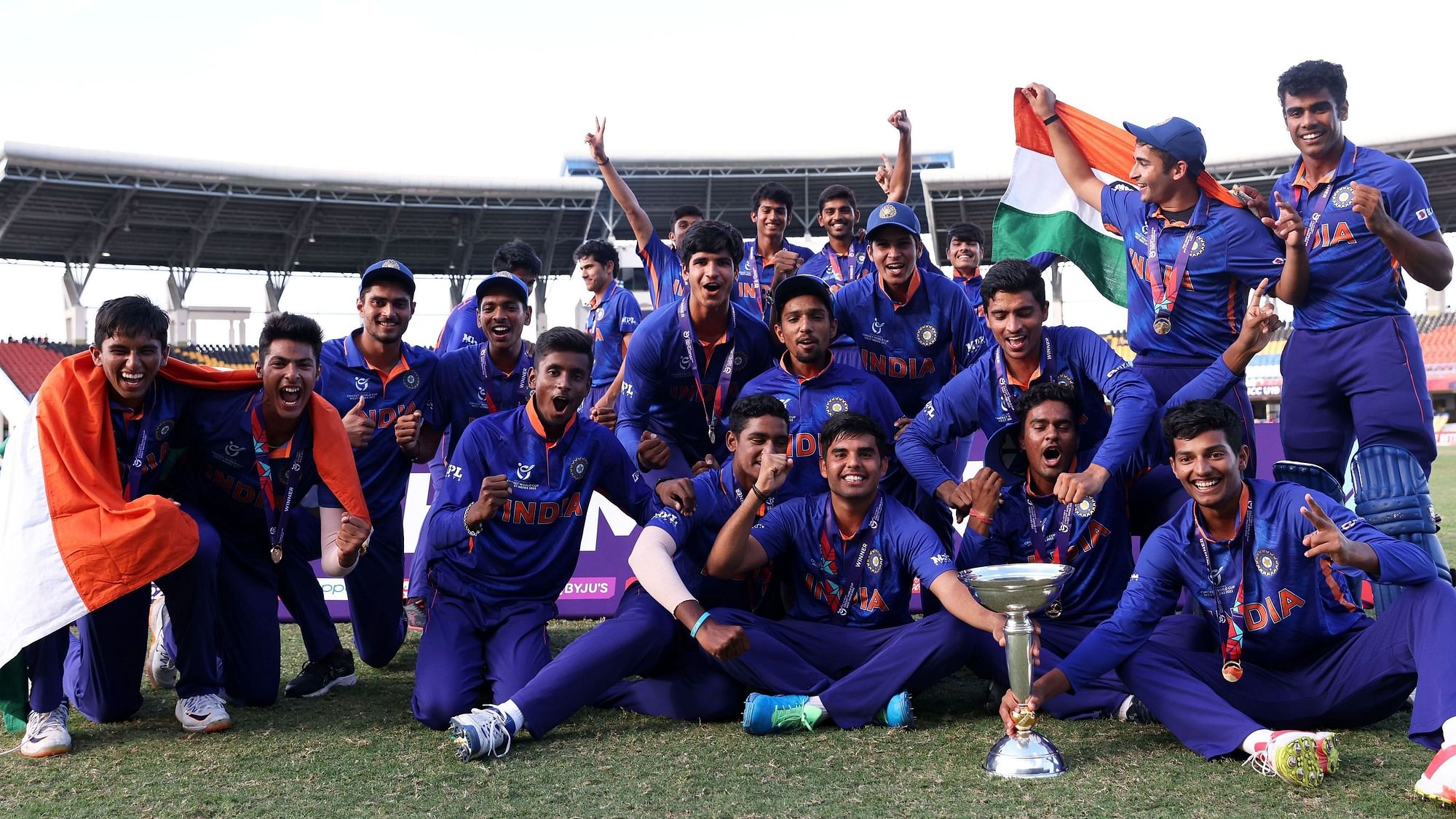 <div class="paragraphs"><p>India beat England in the final on Saturday to win the 2022 ICC Men's Under-19 World Cup.</p></div>
