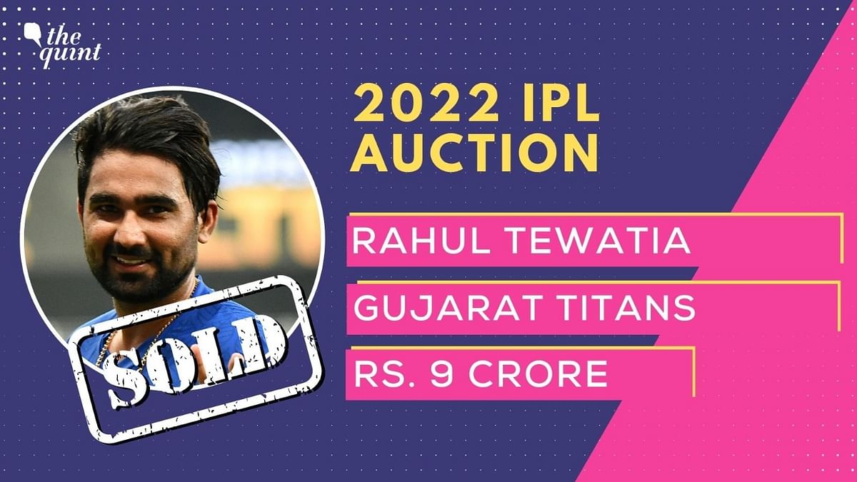 Rahul Tewatia had shot to IPL fame with a magical 31-ball 53 in a historic chase against Punjab in IPL 2020.