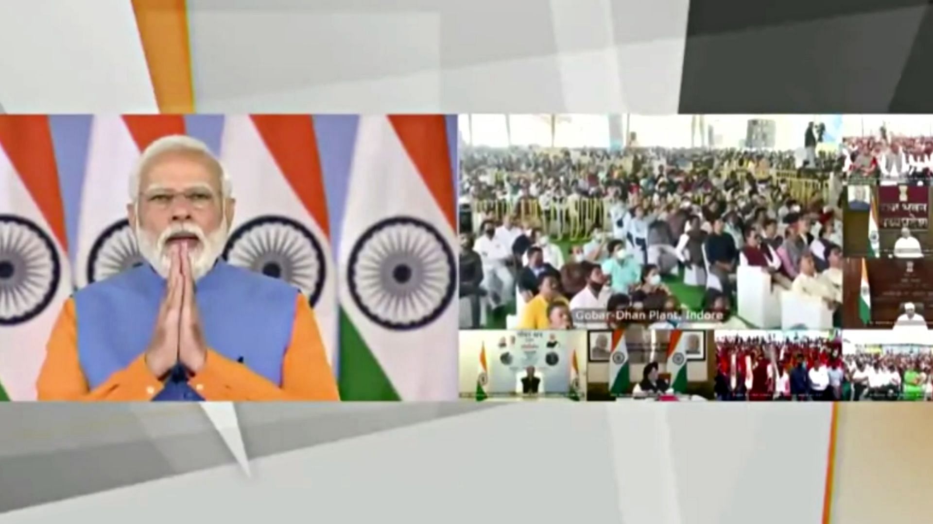 <div class="paragraphs"><p>Prime Minister Narendra Modi inaugurated Asia's biggest Bio-CNG plant in Madhya Pradesh's Indore via video conferencing.</p></div>