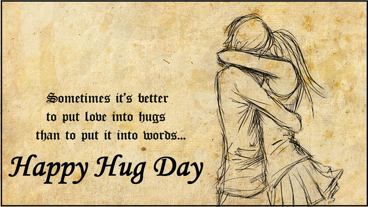 Hug Day will be celebrated on 12 February this year.