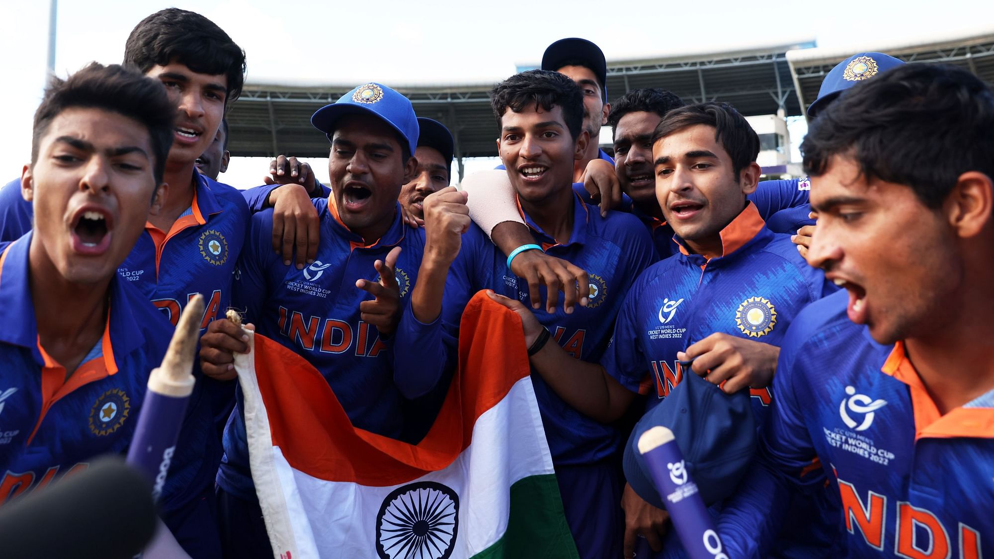 <div class="paragraphs"><p>India celebrate their fifth title at the U-19 World Cup</p></div>