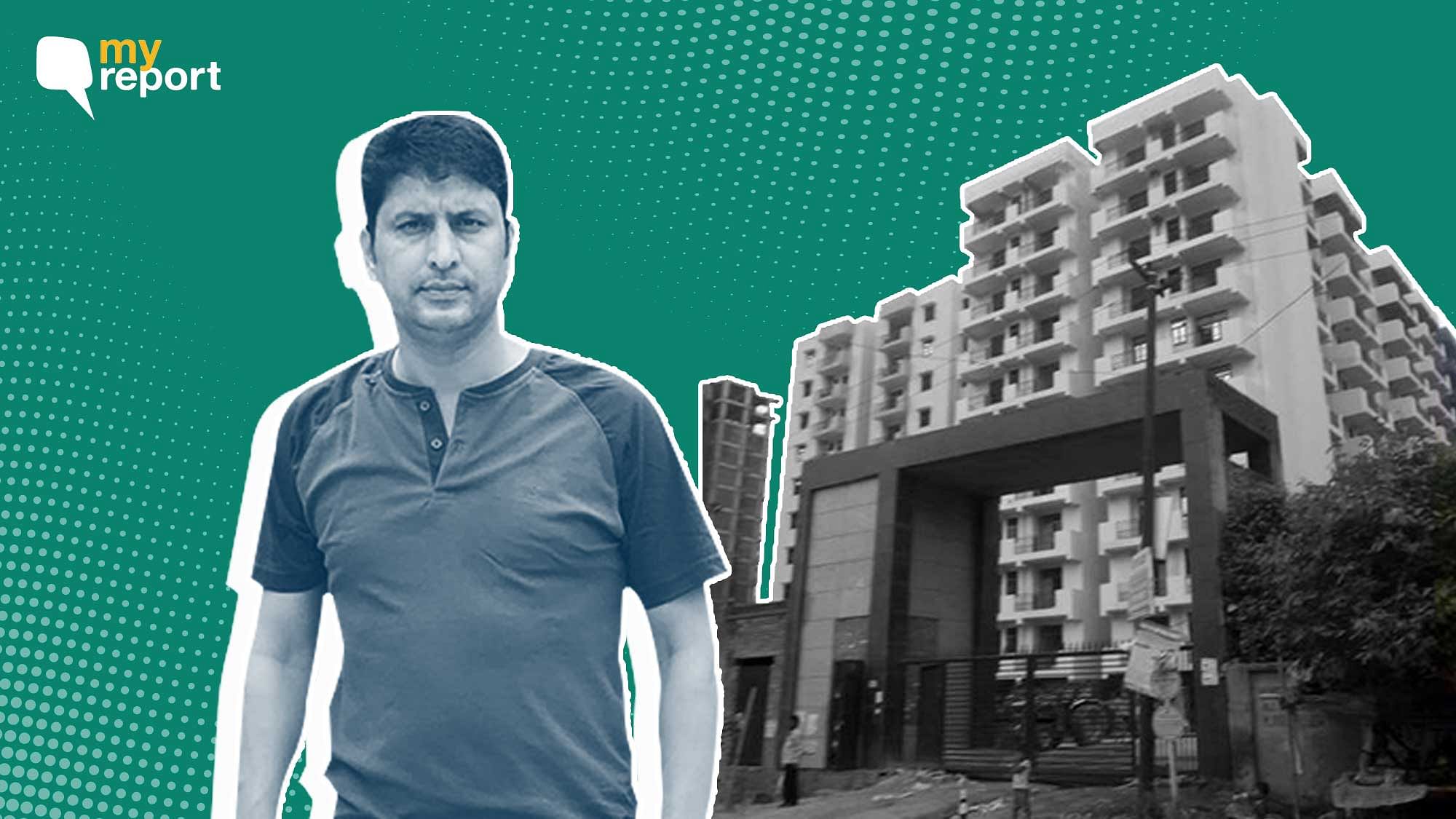 <div class="paragraphs"><p>Harish Singh had booked a flat with Shyam Buildwell in 2012 at Ghaziabad's Rajnagar extension.</p></div>