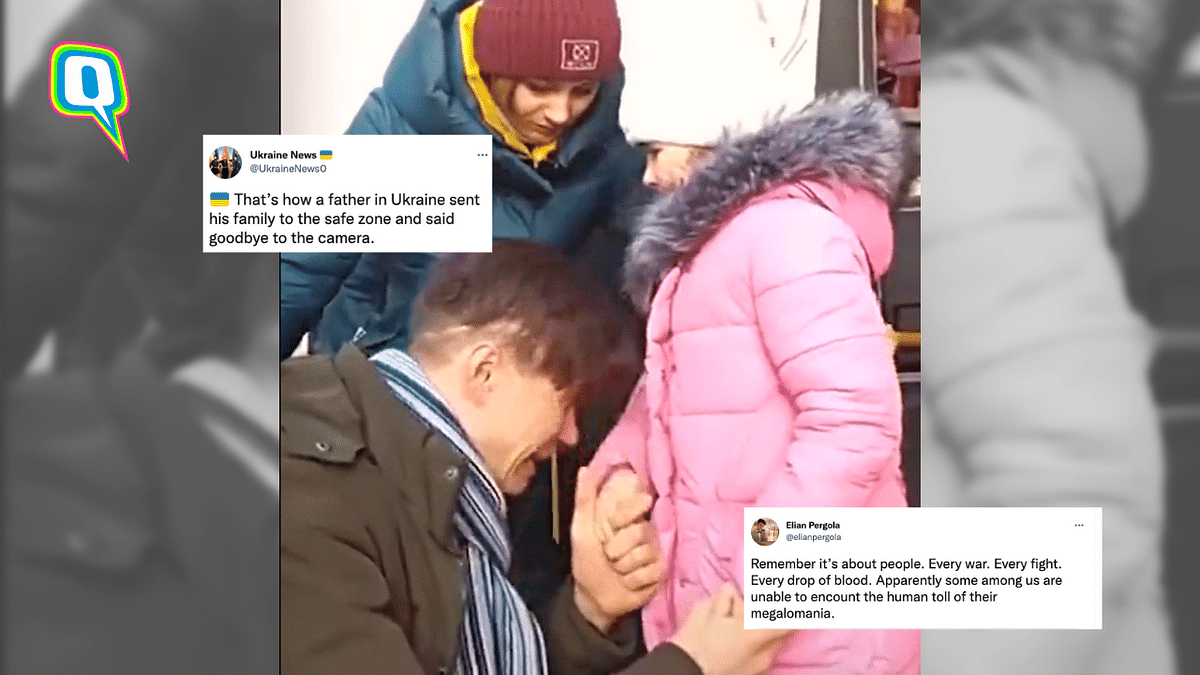 Video Of Ukrainian Man Bidding Goodbye To His Family Has Twitter In Tears