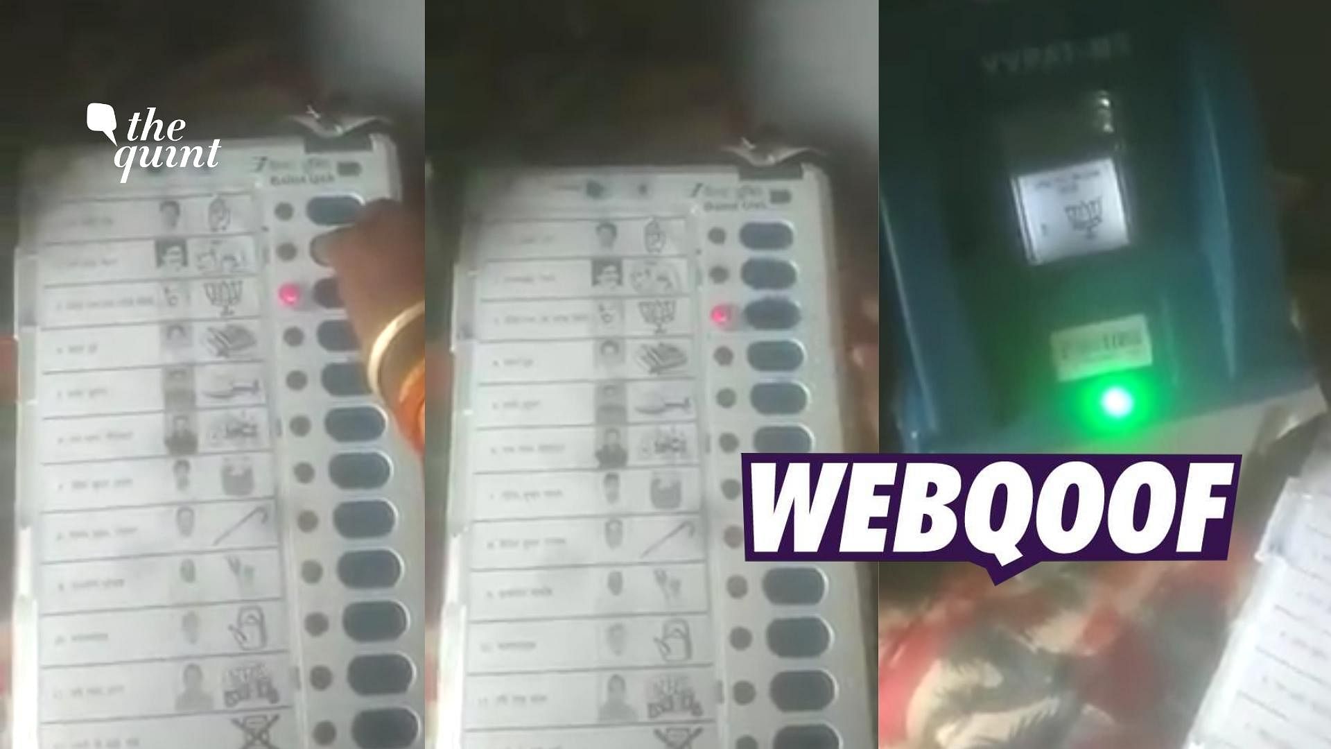 <div class="paragraphs"><p>The claim alleges EVM tampering in the first phase of 2022 Uttar Pradesh polling.</p></div>