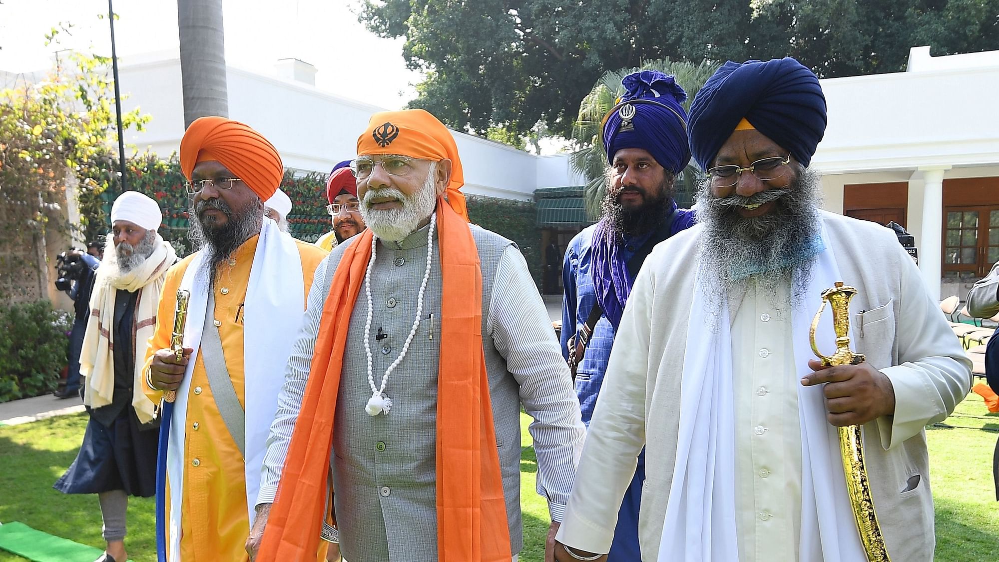 <div class="paragraphs"><p>Two days before the Punjab elections, Prime Minister Narendra Modi on Friday, 18 February, hosted an interaction with the Sant Samaj and members of the Sikh community at his residence in Delhi.</p></div>